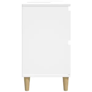 Berkfield Sink Cabinet White 80x33x60 cm Engineered Wood