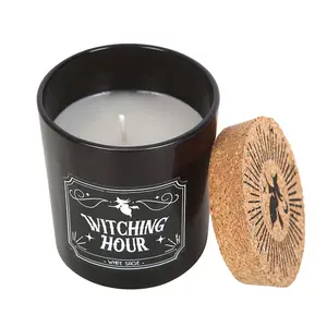 Something Different Witching Hour White Sage Scented Candle Black/White (One Size)