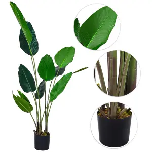 Garden Decoration Artificial Banana Tree in Pot 180 cm