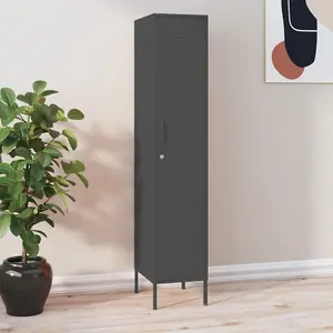 Berkfield Locker Cabinet Anthracite 35x46x180 cm Steel