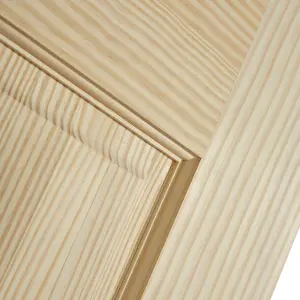 Fortia 2 panel Unglazed Contemporary Pine veneer Internal Clear pine Door, (H)1981mm (W)686mm (T)35mm