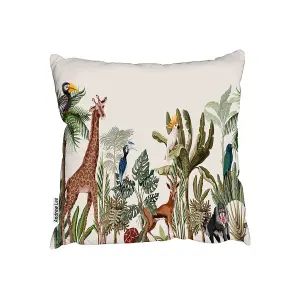 Tropical Animals (Cushion) / 60cm x 60cm