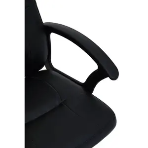 Interiors by Premier Brent Black Small Home Office Chair