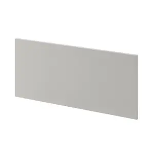 GoodHome Stevia Matt pewter grey Slab 2 drawer front, bridging door & bi fold door 800mm