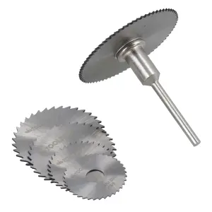 HSS Mini Circular Saw Discs Cutters Cutting Tools Rotary Blades 6pc 22 - 44mm