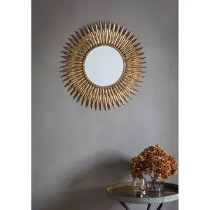 Thrapston Metal Flat Wall Mirror