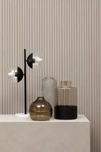 Interiors By Premier Handcrafted Black Finish Metal Table Lamp, Minimalist Design Bedside Lamp, Versatile Lamp On A Table