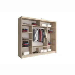 Chicago Corner Wardrobe Space-Saving Stylish Corner Storage Solution