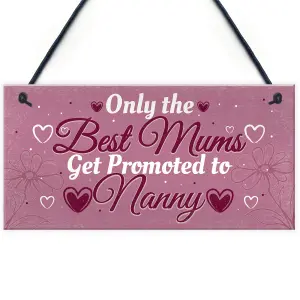 Red Ocean Gifts for Mum Mummy Nanny Nan Grandma Hanging Plaque Sign Birthday Christmas Xmas