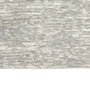 Grey Beige Abstract Modern Jute Backing Rug for Living Room Bedroom and Dining Room-160cm X 221cm