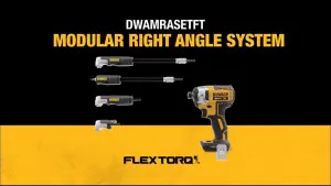 Dewalt DT20501 Impact Driver Right Angle Drill Flexi Attachment 1/4" Hex + 43Nm