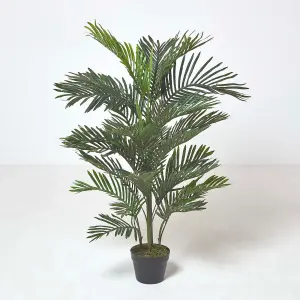 Homescapes Multi Stem Green Palm Tree in Pot, 180 cm