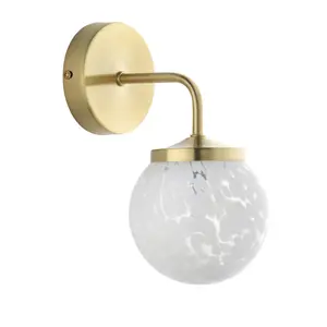 Harbour Studio Lucie Gold Wired Wall light