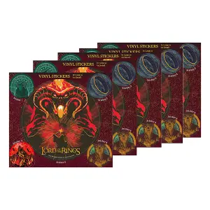 The Lord Of The Rings Characters Stickers (Pack of 5) Multicoloured (One Size)