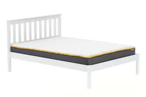 Birlea Denver King Bed Frame In White