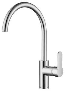 VURTU Artemis C Shape Single Lever Tap, 370(H) x 108(W), Chrome, 492103