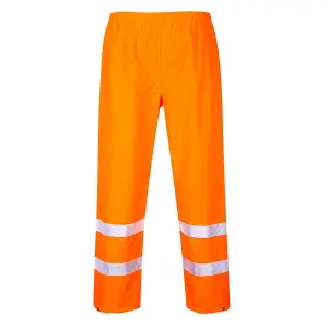 Portwest Hi-Vis Traffic Trousers Orange - S