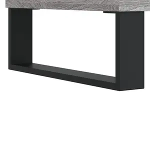 Berkfield TV Cabinet Grey Sonoma 150x30x44.5 cm Engineered Wood