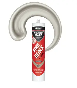 Geocel Trade Mate Fire Block 310ml Cartridge - Buff