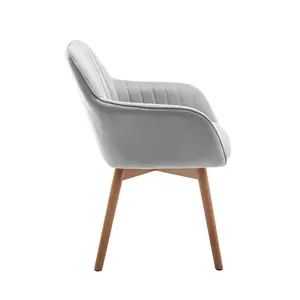 Ariad Upholstered Dining Chair Grey