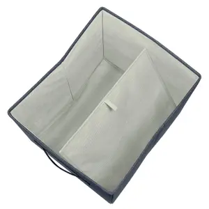 Leitz Velvet Grey 2-Pack Fabric Storage Box with Lid Large