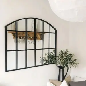 Aasia Metal Flat Wall Mirror 70" x 110"