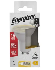 Energizer 3.6w GU10 3000k LED Bulb - Warm White