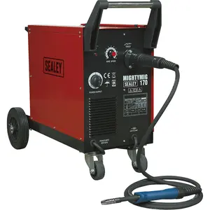 170A Gas / No-Gas MIG Welder with Euro Torch - 2m Earth Cable - 230V Supply