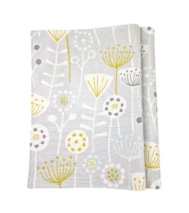 HANDMADE PLACEMATS - BERGEN FLORAL, GREY 43X29.5 CM SET OF 2