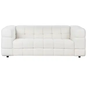 3 Seater Boucle Sofa White MULLOLA