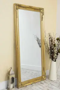 MirrorOutlet Buxton Gold Full Length Mirror 170 x 79cm