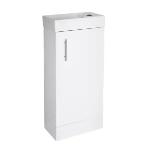 400mm Floorstanding Bathroom Vanity Unit Basin Sink Storage Cabinet