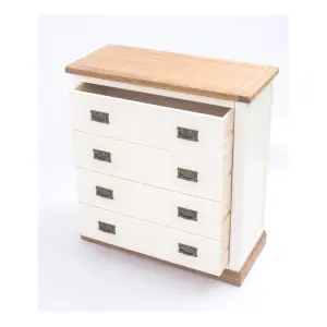 Tropea 4 Drawer Chest of Drawers Bras Drop Handle