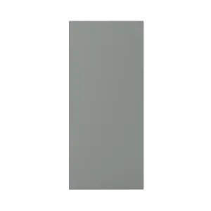 GoodHome Balsamita Matt grey Matt grey slab Standard End panel (H)720mm (W)320mm