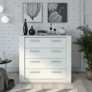 Elegant White Chest of Drawers for Stylish Storage