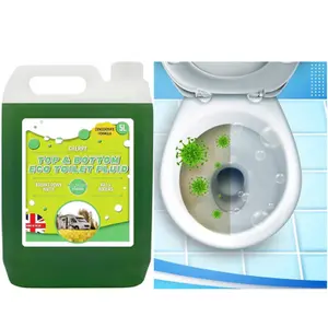 1x Powerful 5 Litre Top & Bottom Toilet Fluid Cleaner Breaks Down Waste Kills Odours