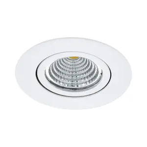 Wall / Ceiling Flush Downlight White Recess Spotlight 6W Built in LED