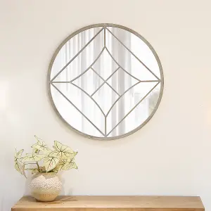 Lisbon Round Garden Mirror Weather Resistant