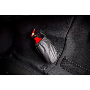 Fire Extinguisher Holder Only Universal Car Fire Extinguisher Cover Bag, Easy Install with Hook and Loop Self Fastener