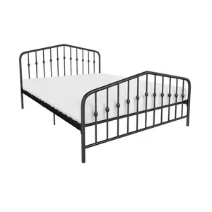 Holland Bed Frame Black / Double (4'6)