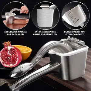 Gourmet Easy Stainless Steel Manual Hand Juicer