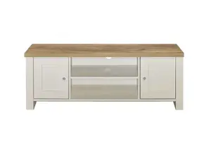 Birlea Highgate Large TV Unit Cream & Oak