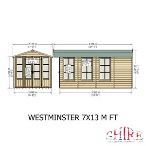 Westminster 13 X 7 Ft. Summer House