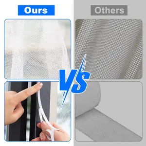 Pack of 3 Mesh Net Window Screen Fly Mosquito Moth Bug Netting Repellent Screen