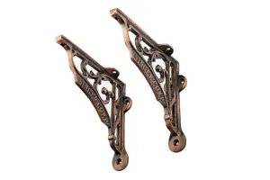 Shelf Brackets Singer Corp Antique Copper - 7'' X 7.5'' Inch