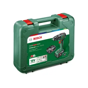 Bosch 18V Li-ion Cordless Combi drill (2 x 2Ah) - UniversalImpact 18V-60