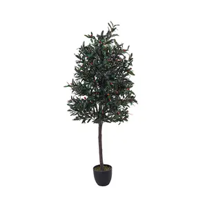 190cm H Garden Decoration Artificial Green Olive with Pot