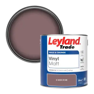 Leyland Trade Vinyl Matt Walls & Ceilings Emulsion Paint (S 5020-R10B) 2.5L