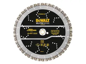 DEWALT DT20465-QZ Elite Series Rebar Concrete Diamond Wheel 350 x 25.4mm