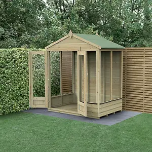 Beckwood Apex Summerhouse 6x4 - Double Door - 5 Windows